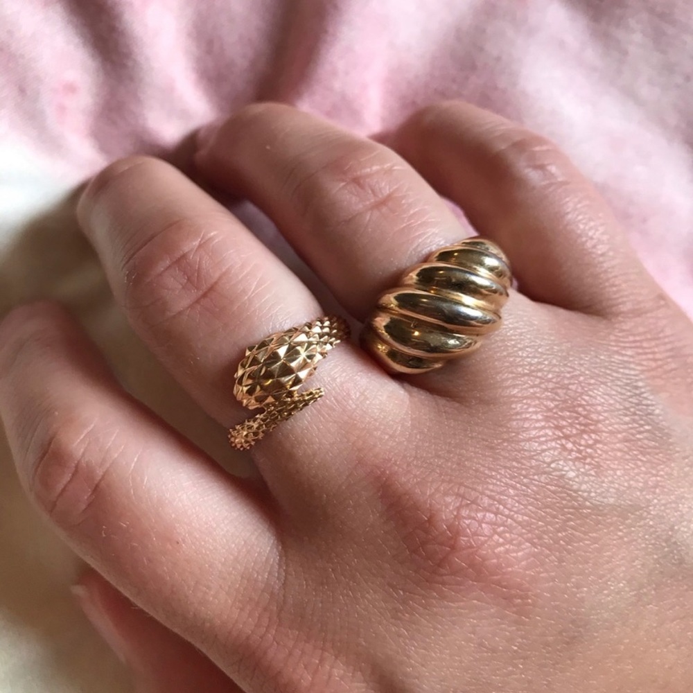 Mejuri 14k Snake Ring
